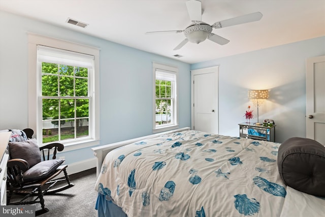 853 Imperial Rd, Arnold, MD 21012 - bedroom with baseboards and ceiling fan