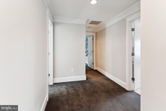 853 Imperial Rd, Arnold, MD 21012 - empty room featuring ornamental molding, carpet, baseboards, and recessed lighting