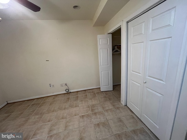 15202 Wetherburn Dr, Centreville, VA 20120 - unfurnished bedroom featuring a closet, baseboards, and a ceiling fan