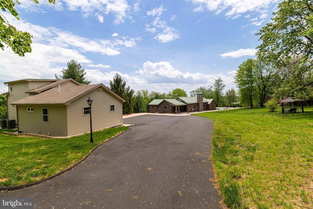 view of asphalt driveway