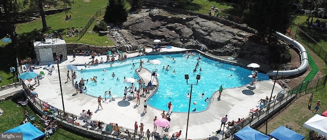 view of pool