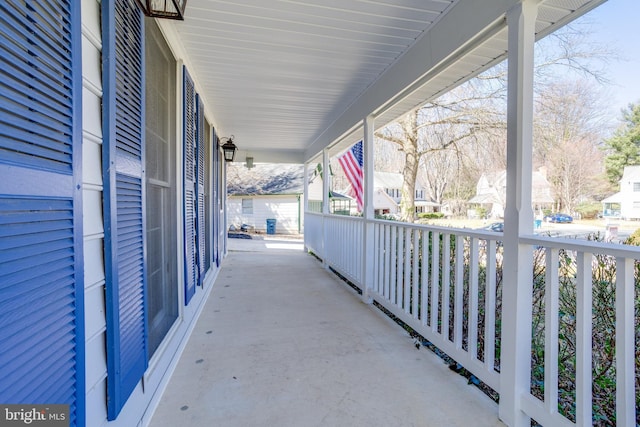 7530 Royce Ct, Annandale, VA 22003 - balcony with covered porch and a residential view