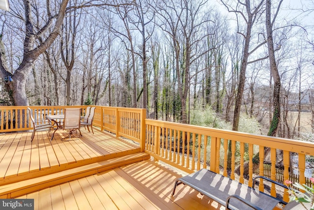7530 Royce Ct, Annandale, VA 22003 - deck featuring outdoor dining space