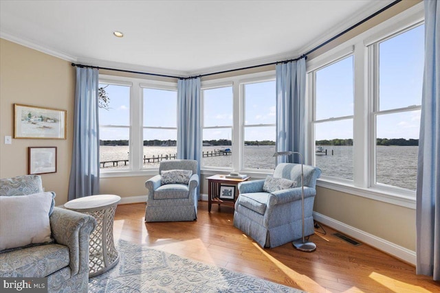 1100 Steamboat Rd, Shady Side, MD 20764 - sunroom with healthy amount of natural light and a water view