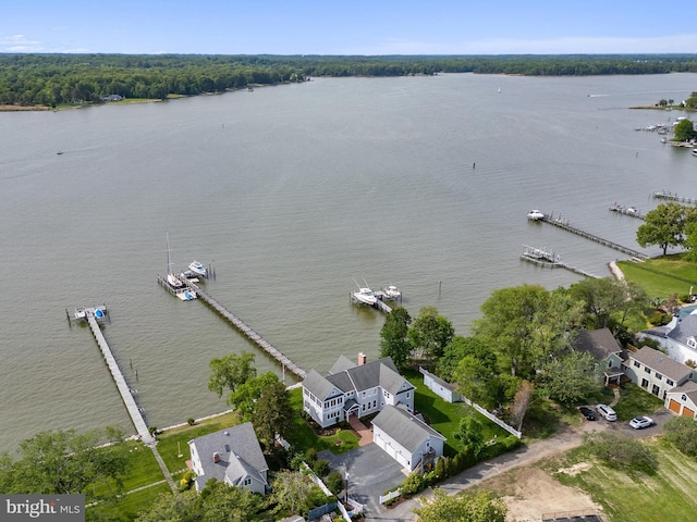 1100 Steamboat Rd, Shady Side, MD 20764 - aerial overview of property's location with a nearby body of water