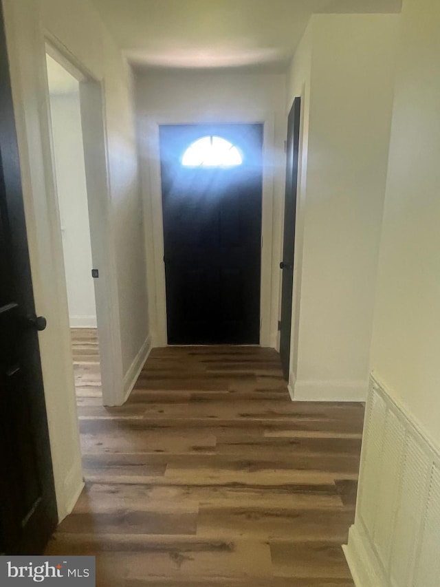 1807 Calvary Church Rd, Warsaw, VA 22572 - hall featuring wood finished floors and baseboards