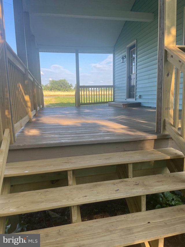 1807 Calvary Church Rd, Warsaw, VA 22572 - view of wooden terrace