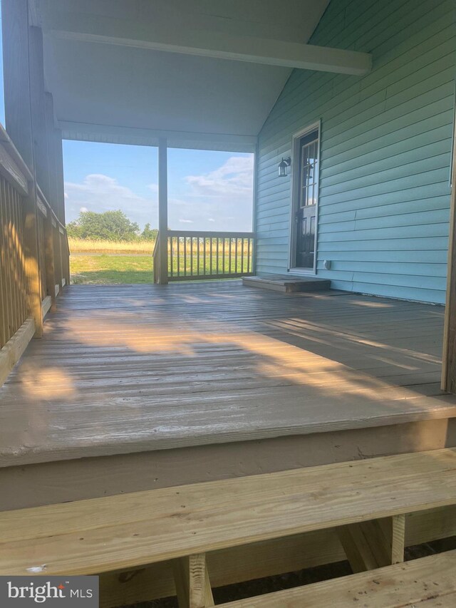 1807 Calvary Church Rd, Warsaw, VA 22572 - view of deck