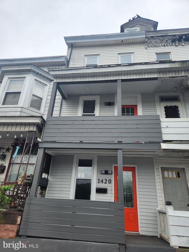 1420 W Walnut St, Ashland, PA 17921 - multi unit property featuring a balcony and covered porch