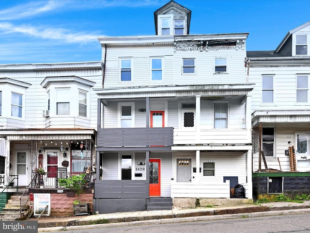 1420 W Walnut St, Ashland, PA 17921 - view of property featuring covered porch
