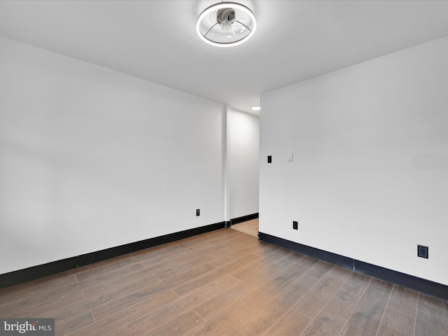 1420 W Walnut St, Ashland, PA 17921 - spare room featuring wood finished floors and baseboards