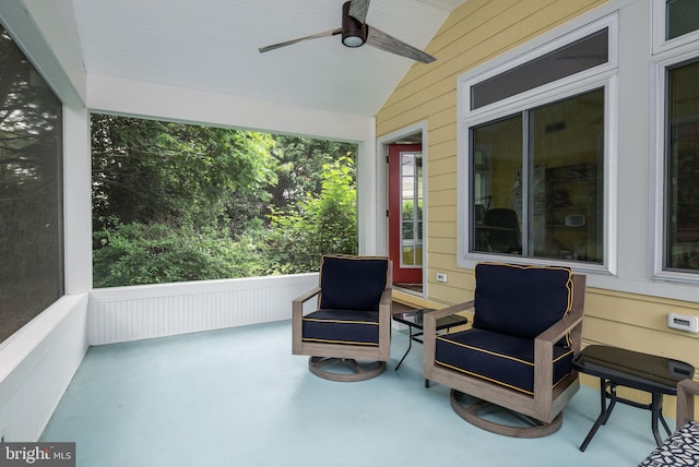 13 Deerfield Ln, Rehoboth Beach, DE 19971 - view of patio / terrace featuring a ceiling fan