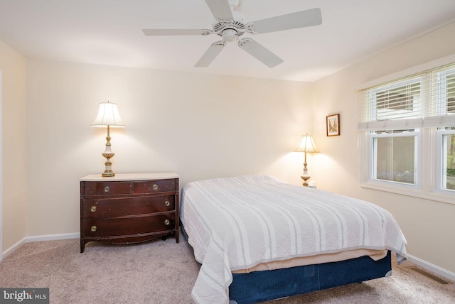 13 Deerfield Ln, Rehoboth Beach, DE 19971 - carpeted bedroom featuring baseboards and ceiling fan