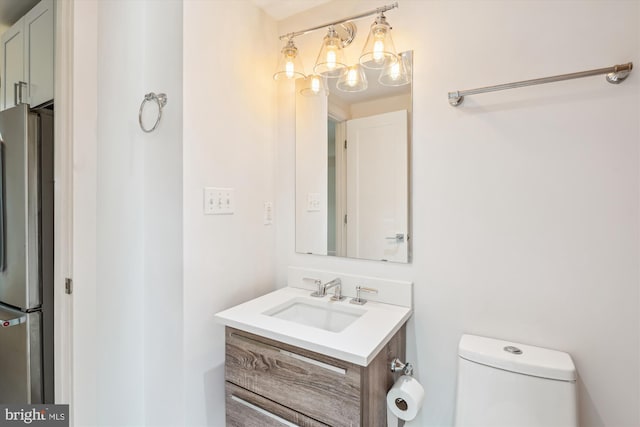 5110 Fort Totten Dr NE Unit P4, Washington, DC 20011 - half bathroom featuring toilet and vanity