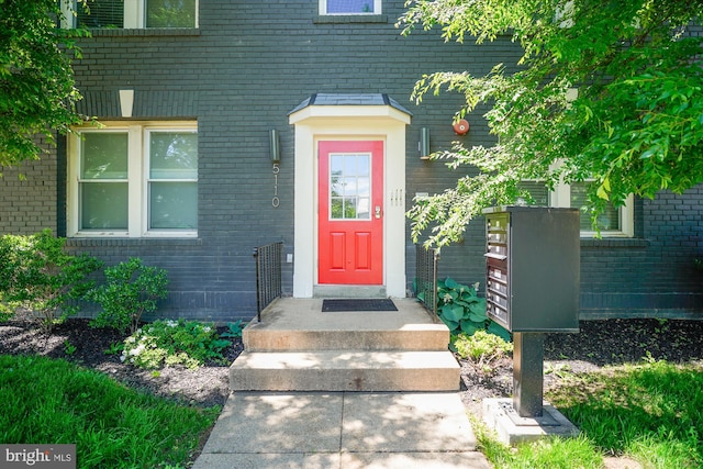 5110 Fort Totten Dr NE Unit P4, Washington, DC 20011 - property entrance featuring brick siding