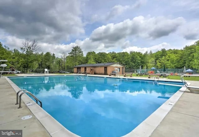 251 Depuy Dr, Pocono Lake, PA 18347 - community pool featuring fence