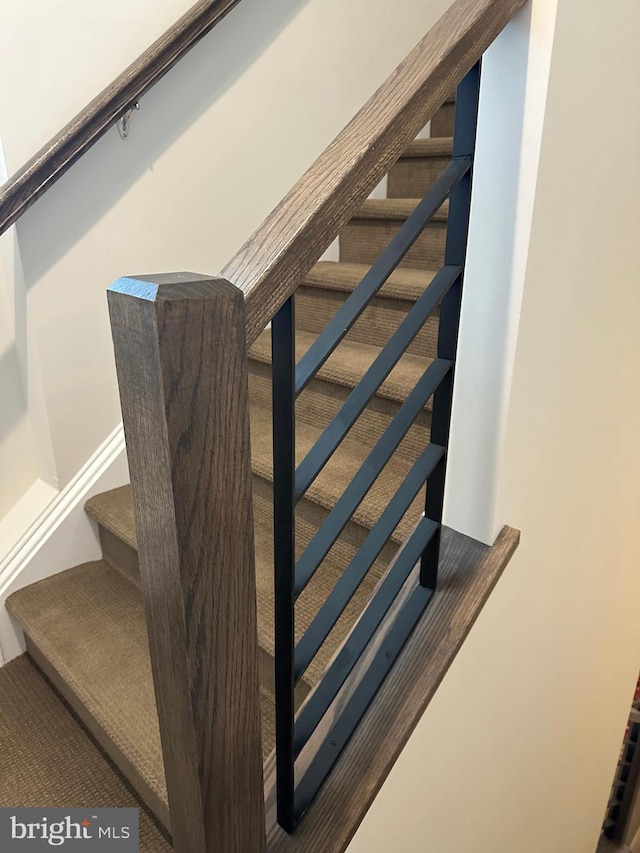 view of staircase
