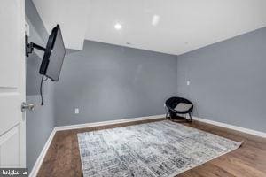 42783 Freedom St, Chantilly, VA 20152 - empty room featuring wood finished floors and baseboards