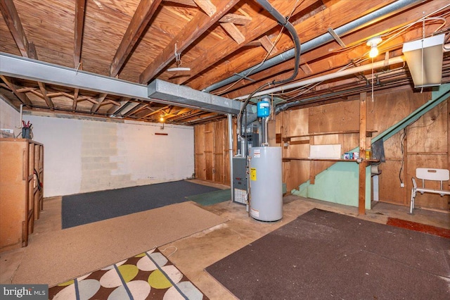 1426 W 11th St, Frederick, MD 21702 - unfinished below grade area with water heater