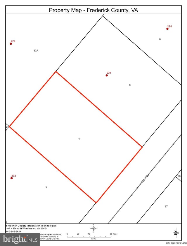 228 Doe Trl, Winchester, VA 22602 - map of parcels