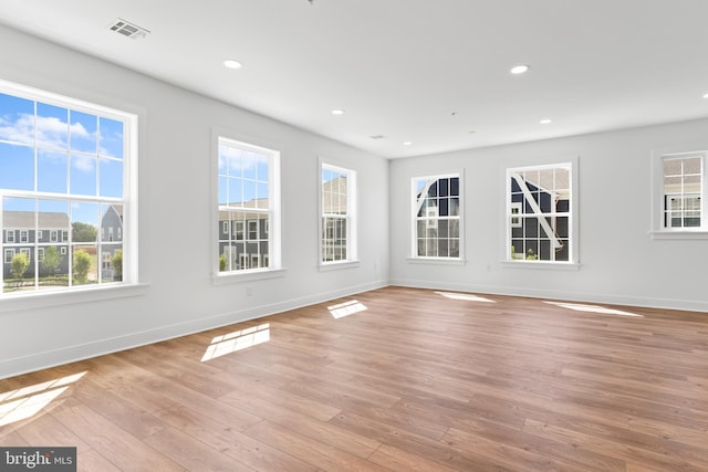 5 Graze Way, Carlisle, PA 17015 - unfurnished living room featuring baseboards, light wood finished floors, and recessed lighting