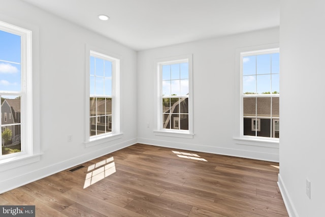 5 Graze Way, Carlisle, PA 17015 - spare room featuring plenty of natural light, hardwood / wood-style flooring, baseboards, and recessed lighting
