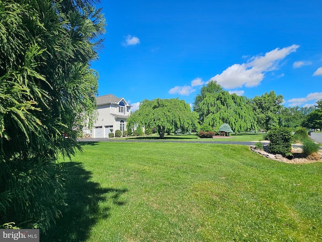 123 Nantucket Dr, Middletown, DE 19709 - view of green lawn featuring an attached garage