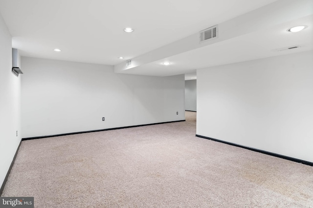 123 Nantucket Dr, Middletown, DE 19709 - finished below grade area with carpet, recessed lighting, and baseboards