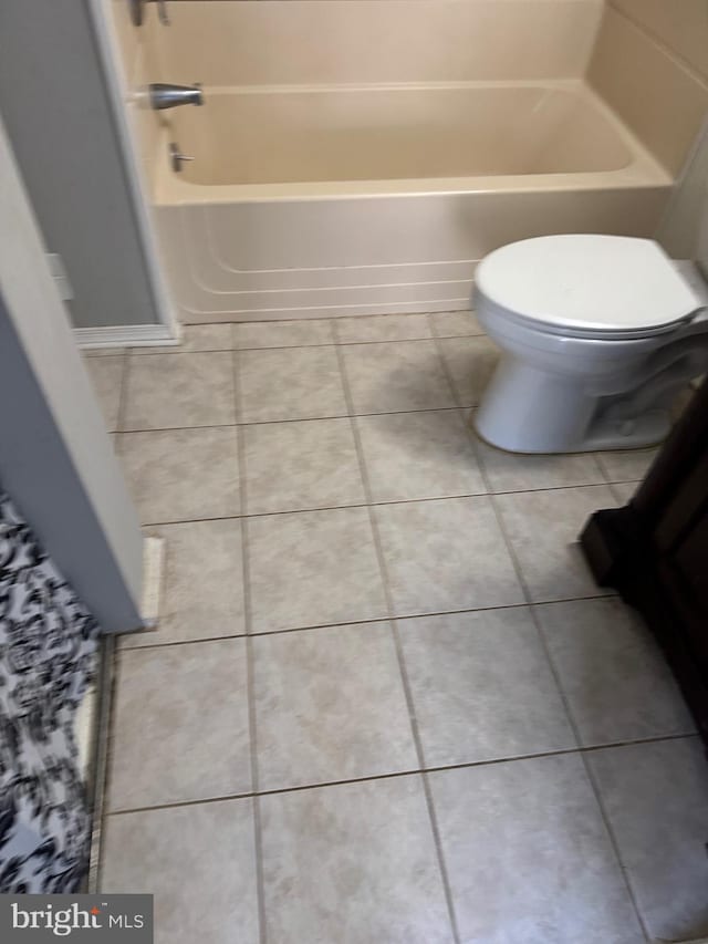 126 Club Pl Unit 126, Absecon, NJ 08205 - full bathroom featuring tile patterned flooring, toilet, a tub, and a shower