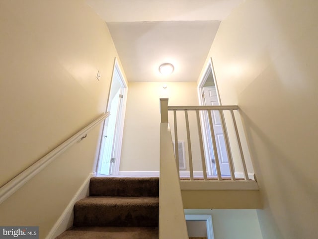 view of stairs