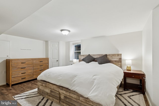 6311 Gentele Ct, Alexandria, VA 22310 - bedroom featuring wood finished floors and baseboards