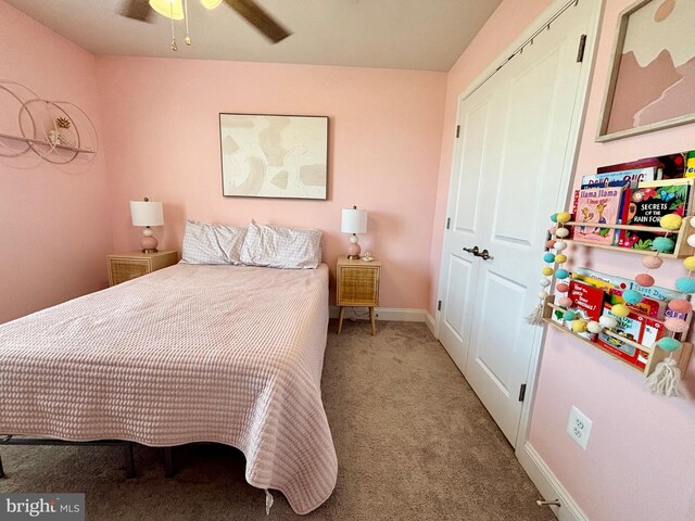 35342 Wright Way, Millsboro, DE 19966 - bedroom featuring carpet flooring, a closet, and baseboards