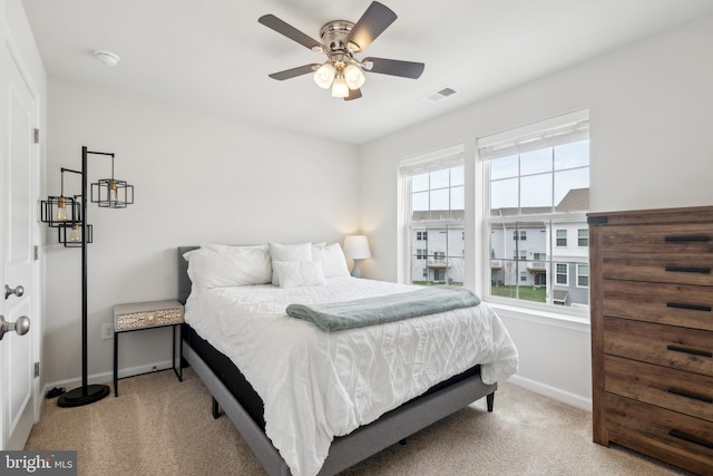 16 Foundry Blvd, Mount Holly, NJ 08060 - bedroom featuring carpet, baseboards, and a ceiling fan