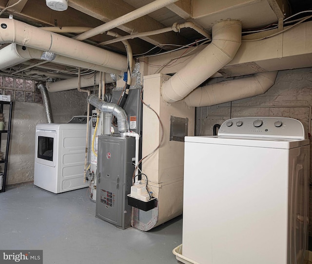 3211 Leverton Ave, Baltimore, MD 21224 - unfinished basement featuring heating unit