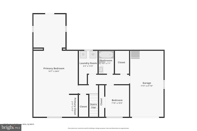 184 Chatham St, Pemberton, NJ 08015 - floor plan / room layout