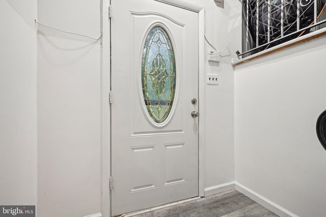 184 Chatham St, Pemberton, NJ 08015 - entryway with wood finished floors and baseboards