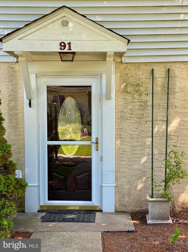 view of entrance to property