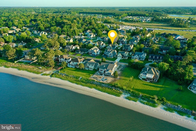 34410 Clam Rake Ln, Dagsboro, DE 19939 - view of property location featuring unending shoreline and nearby suburban area