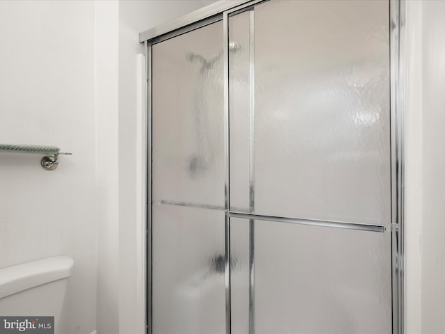 206 Water Fountain Ct Unit 201, Glen Burnie, MD 21060 - bathroom with a stall shower and toilet