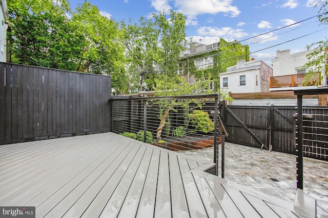 1314 Wallach Pl NW, Washington, DC 20009 - deck featuring a fenced backyard