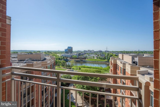 3600 S Glebe Rd Unit 822W, Arlington, VA 22202 - balcony featuring a water view