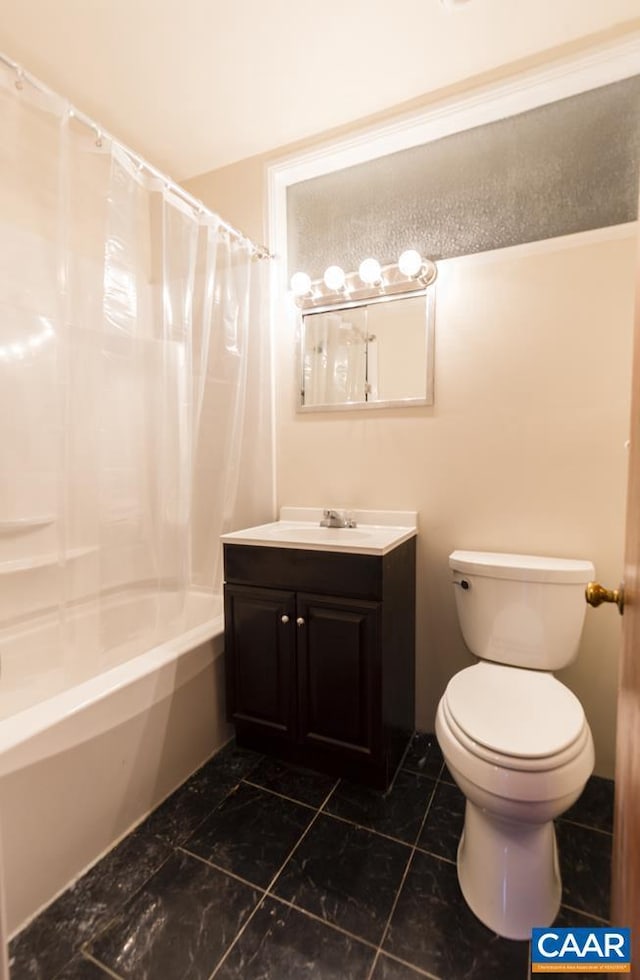 821 Cabell Ave Unit A & B, Charlottesville, VA 22903 - full bath with shower / tub combo, vanity, and toilet