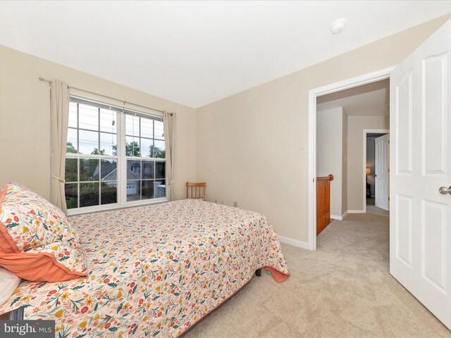 9034 Allington Manor Cir W, Frederick, MD 21703 - bedroom with light carpet and baseboards