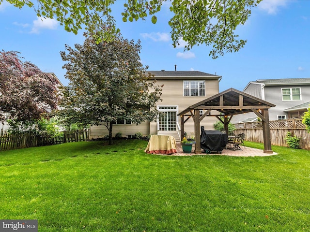 9034 Allington Manor Cir W, Frederick, MD 21703 - back of property featuring a gazebo and a patio