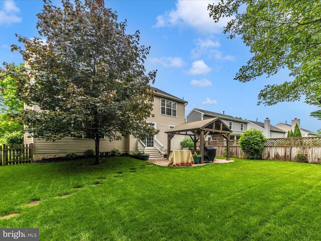 9034 Allington Manor Cir W, Frederick, MD 21703 - view of yard with a gazebo and entry steps