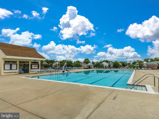 9034 Allington Manor Cir W, Frederick, MD 21703 - community pool featuring a patio area
