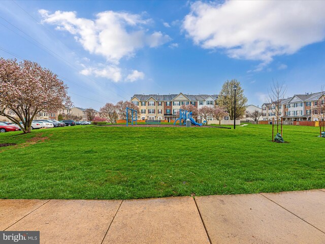 9034 Allington Manor Cir W, Frederick, MD 21703 - view of home's community with a residential view and a yard