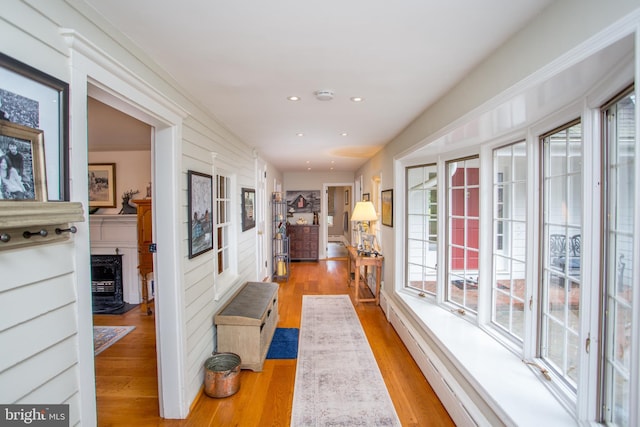 3864 Spring Valley Rd, Doylestown, PA 18902 - corridor featuring recessed lighting and wood finished floors