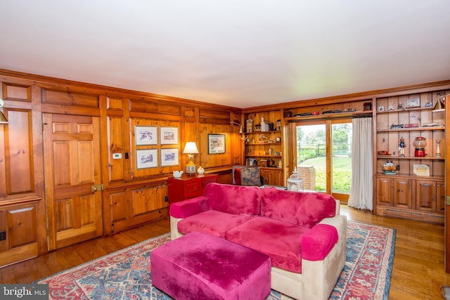 3864 Spring Valley Rd, Doylestown, PA 18902 - living room featuring wood finished floors