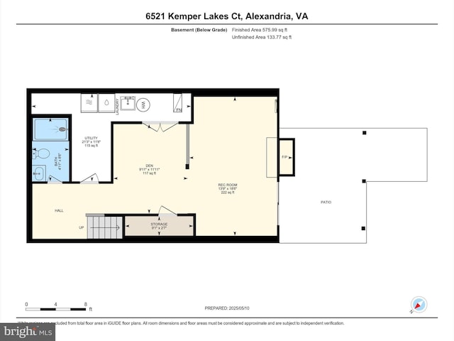 6521 Kemper Lakes Ct, Alexandria, VA 22312 - home floor plan